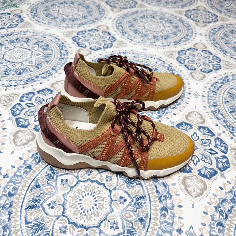 MADEWELL Field Knit Sneakers in Desert Dune Multi size 7
